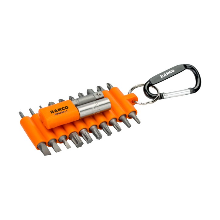 Zestaw bitów BAHCO do wkrętaków, uchwyt bitów i adaptor do nasadek 1/4” 22 szt. Zestaw bitów BAHCO do wkrętaków, uchwyt bitów i adaptor do nasadek 1/4” 22 szt.