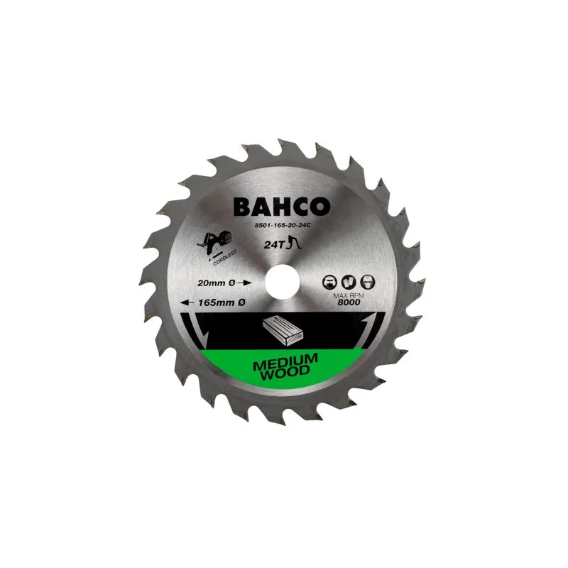 Piła tarczowa BAHCO do drewna do przecinarek tarczowych 160mm, średnie drewno Piła tarczowa BAHCO do drewna do przecinarek tarczowych 160mm, średnie drewno