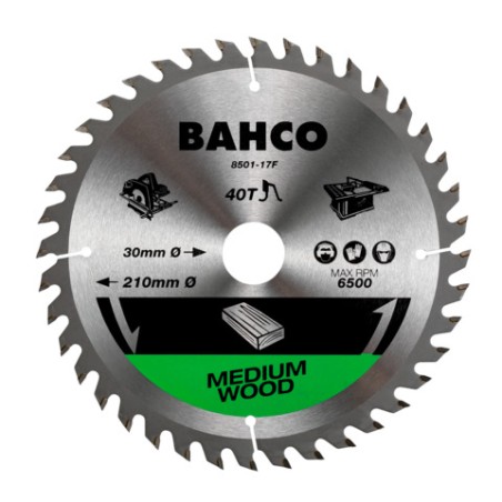 Piła tarczowa BAHCO do drewna do przecinarek tarczowych przenośnych i stołowych 140mm, zgrubne drewn