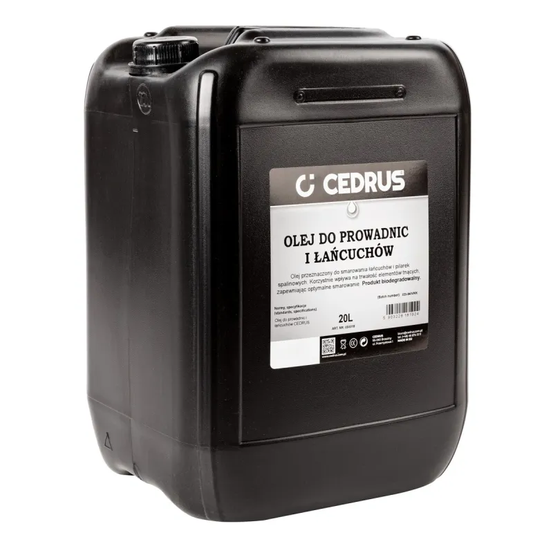 Olej do prowadnic i łańcuchów CEDRUS 20l