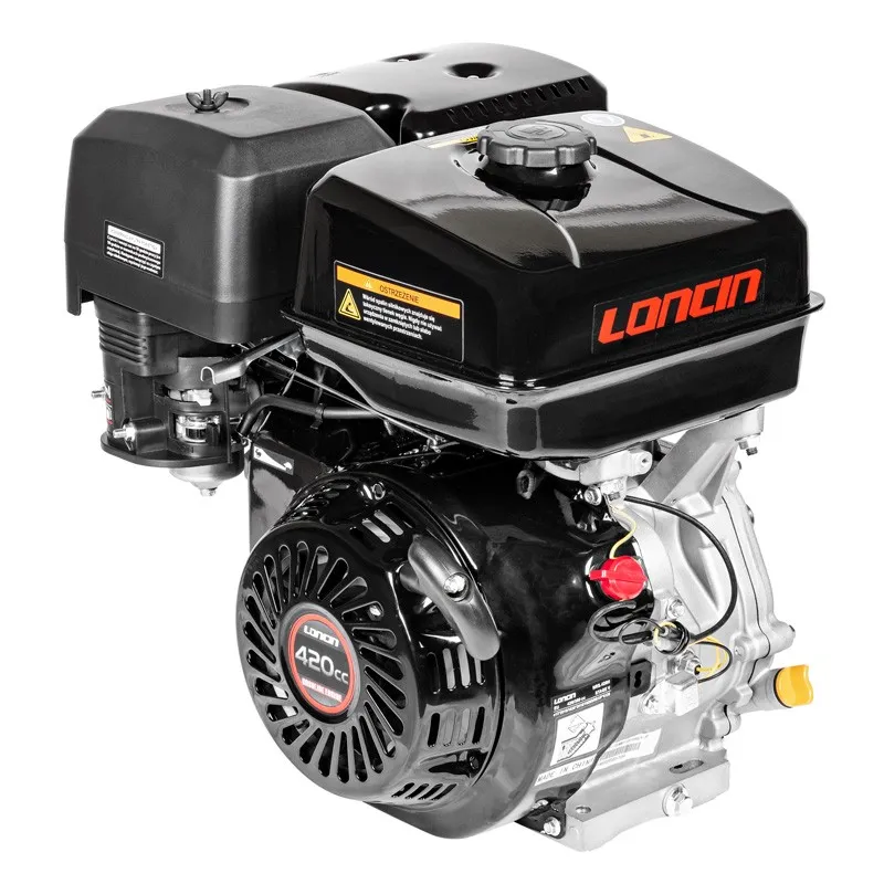 Silnik Loncin G390F-A wał poziomy 25 mm / 60 mm Silnik Loncin G390F-A wał poziomy 25 mm / 60 mm