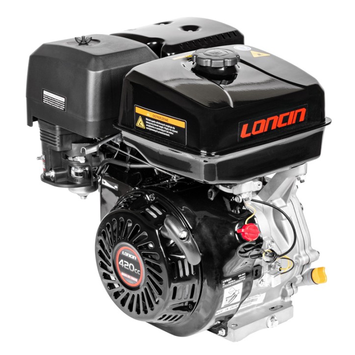 Silnik Loncin G390F-A wał poziomy 25 mm / 60 mm Silnik Loncin G390F-A wał poziomy 25 mm / 60 mm