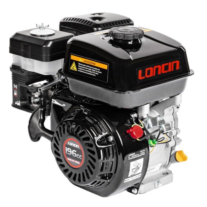 Silnik Loncin G200F-A-M wał poziomy 20 mm / 50 mm Silnik Loncin G200F-A-M wał poziomy 20 mm / 50 mm