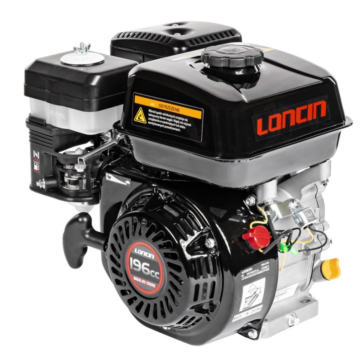 Silnik Loncin G200F-R-M wał poziomy 19,05 mm / 58 mm Silnik Loncin G200F-R-M wał poziomy 19,05 mm / 58 mm