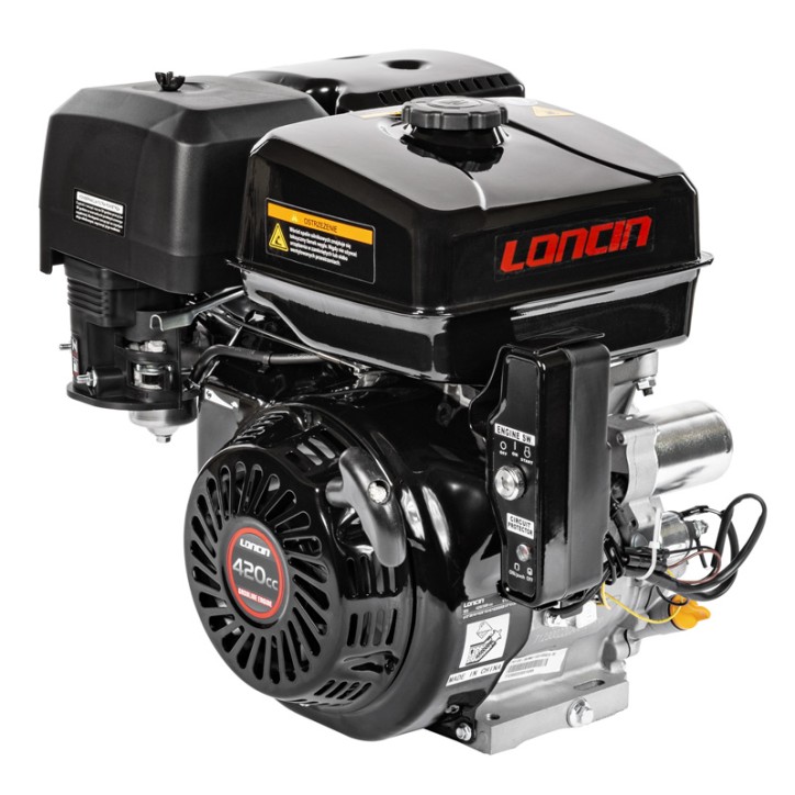 Silnik Loncin G420FD-A wał poziomy 25 mm / 60 mm Silnik Loncin G420FD-A wał poziomy 25 mm / 60 mm
