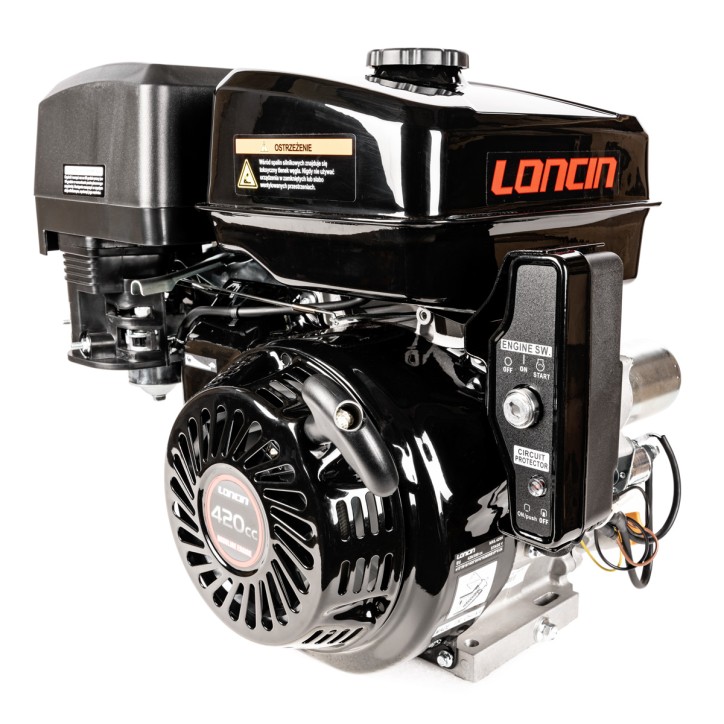 Silnik Loncin G420FD-I wał poziomy 25.4 mm / 88,5 mm Silnik Loncin G420FD-I wał poziomy 25.4 mm / 88,5 mm