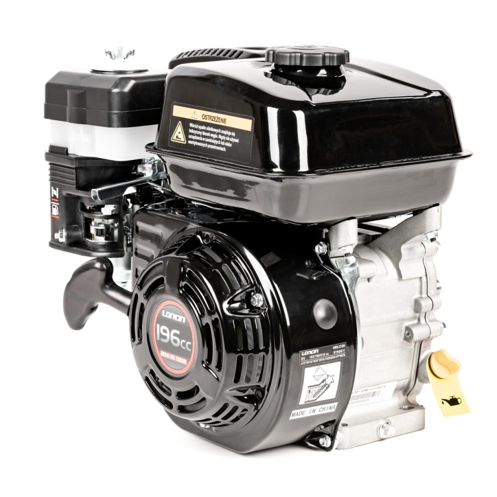 Silnik Loncin G200F-R wał poziomy 19,05 mm / 62 mm z dod. wałkiem Silnik Loncin G200F-R wał poziomy 19,05 mm / 62 mm z dod. wałkiem
