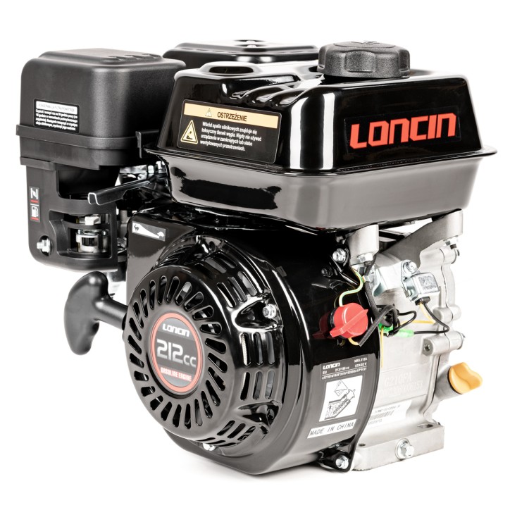 Silnik Loncin G210FA-A wał poziomy 20 mm / 52 mm Silnik Loncin G210FA-A wał poziomy 20 mm / 52 mm