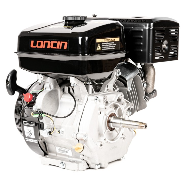 Silnik Loncin G420F-L wał poziomy stożek 22,2 mm / 110 mm Silnik Loncin G420F-L wał poziomy stożek 22,2 mm / 110 mm