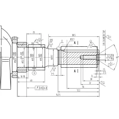 Silnik Rato R390 wał poziomy 25,4 mm / 88 mm