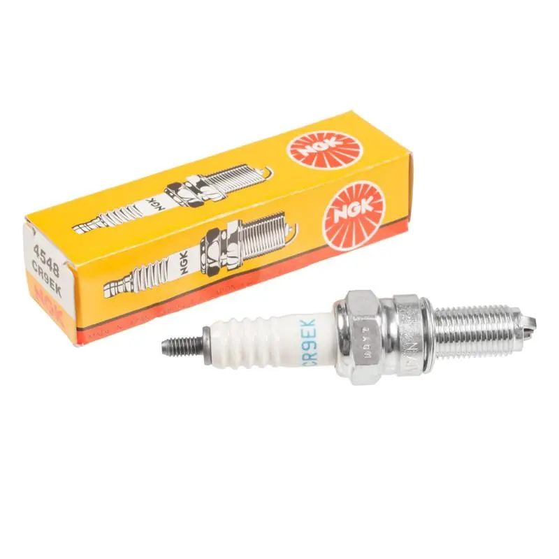 NGK CR9EK Spark Plug for 4-Stroke Scooters, Long Thread NGK CR9EK Spark Plug for 4-Stroke Scooters, Long Thread