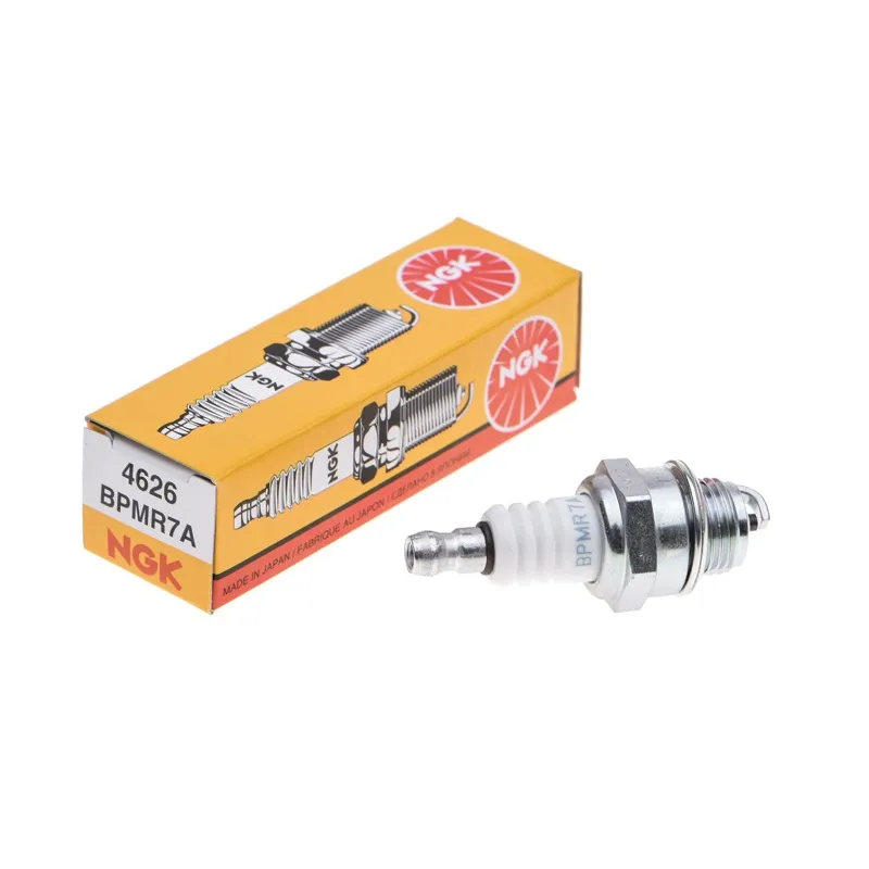 Świeca zapłonowa NGK BPMR7A do pilarek z rezystorem odkręcana końcówka CZĘŚĆ ORYGINALNA Świeca zapłonowa NGK BPMR7A do pilarek z rezystorem odkręcana końcówka CZĘŚĆ ORYGINALNA
