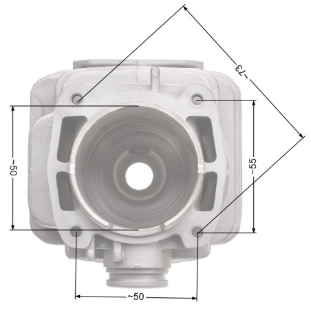 Cylinder Stihl TS410 TS420 /50mm/ kpl. METEOR