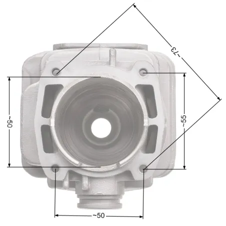 Cylinder Stihl TS410 TS420 /50mm/ kpl. METEOR