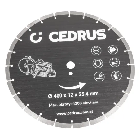 Tarcza tnąca Cedrus Przecinarka CEDPC400