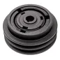 Sprzęgło zagęszczarki 2 paski 13 mm, średnica 128 mm