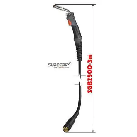 MIG UCHWYT SPAWALNICZY PARKER SUREGRIP ERGO 2500 PAK X 3m