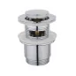 KOREK KLIK-KLAK 1 1/4", OKRĄGŁY, MAŁY DN 37 mm, MOSIĘŻNY, Z PRZELEWEM, Z TULEJĄ MOSIĘŻNĄ, CHROM KOREK KLIK-KLAK 1 1/4", OKRĄGŁY, MAŁY DN 37 mm, MOSIĘŻNY, Z PRZELEWEM, Z TULEJĄ MOSIĘŻNĄ, CHROM