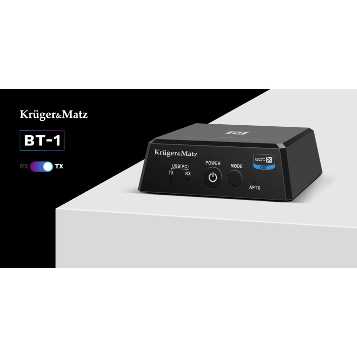 2w1 Odbiornik i Nadajnik Bluetooth HiFi Audio ( Apt-X , NFC ) model BT-1 2w1 Odbiornik i Nadajnik Bluetooth HiFi Audio ( Apt-X , NFC ) model BT-1