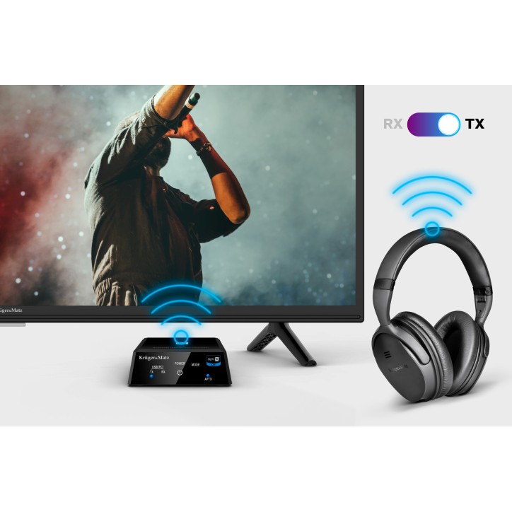 2w1 Odbiornik i Nadajnik Bluetooth HiFi Audio ( Apt-X , NFC ) model BT-1 2w1 Odbiornik i Nadajnik Bluetooth HiFi Audio ( Apt-X , NFC ) model BT-1