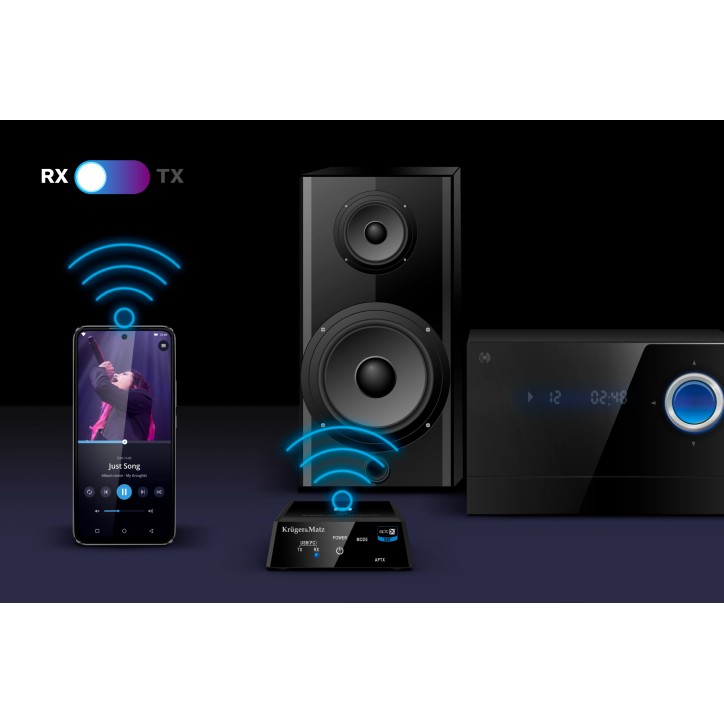 2w1 Odbiornik i Nadajnik Bluetooth HiFi Audio ( Apt-X , NFC ) model BT-1 2w1 Odbiornik i Nadajnik Bluetooth HiFi Audio ( Apt-X , NFC ) model BT-1