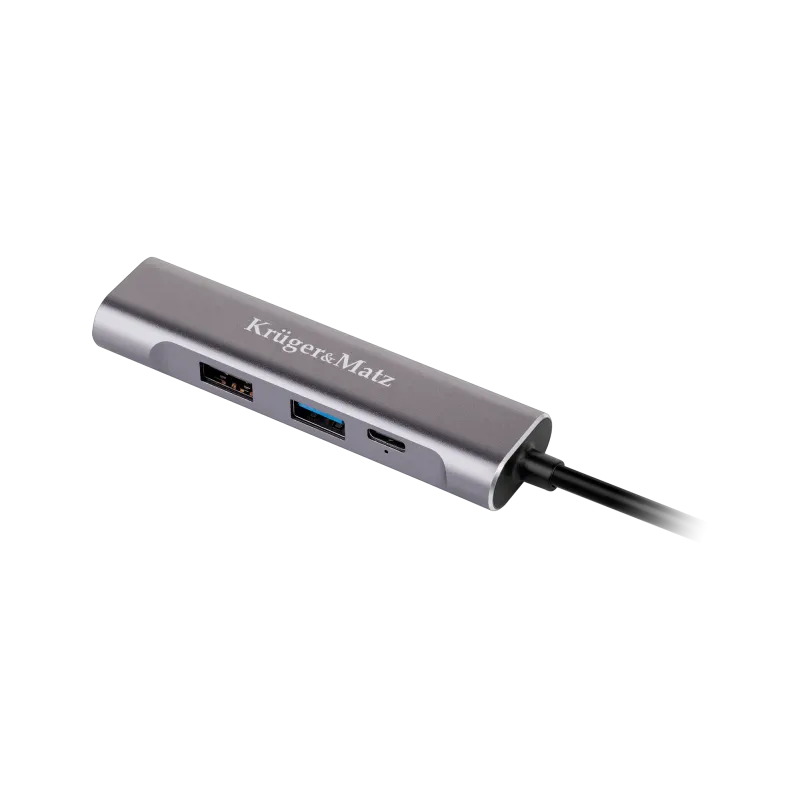 Adapter (HUB) USB typu C na HDMI/USB3.0/USB2.0/C port