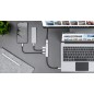 Adapter (HUB) USB typu C na HDMI/USB3.0/USB2.0/C port Adapter (HUB) USB typu C na HDMI/USB3.0/USB2.0/C port