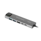 Adapter (HUB) USB typu C na HDMI/2x USB3.0/2x USB typu C/RJ45 Adapter (HUB) USB typu C na HDMI/2x USB3.0/2x USB typu C/RJ45