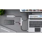 Adapter (HUB) USB typu C na HDMI/USB3.0/SD/MicroSD/C port Adapter (HUB) USB typu C na HDMI/USB3.0/SD/MicroSD/C port