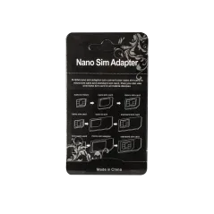 Adapter Nano SIM 3W1 czarny