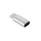 Adapter Przejściówka Micro USB - USB typu C M-Life srebrna Adapter Przejściówka Micro USB - USB typu C M-Life srebrna