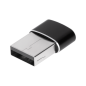 Adapter przejściówka USB - USB Typu C czarny Adapter przejściówka USB - USB Typu C czarny