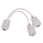 Adapter VGA (15pin męski) -2x (15pin żeński) Adapter VGA (15pin męski) -2x (15pin żeński)