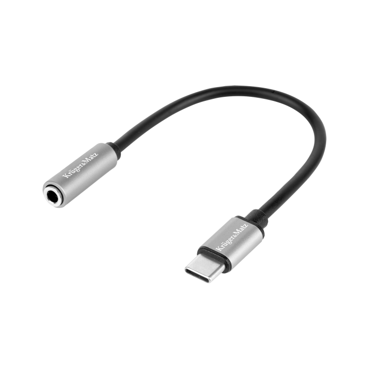Adapter wtyk USB typu C - gniazdo jack 3.5 stereo Kruger&Matz Basic Adapter wtyk USB typu C - gniazdo jack 3.5 stereo Kruger&Matz Basic