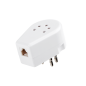 Adapter wtyku telefonicznego Belgijskiego - biały Adapter wtyku telefonicznego Belgijskiego - biały
