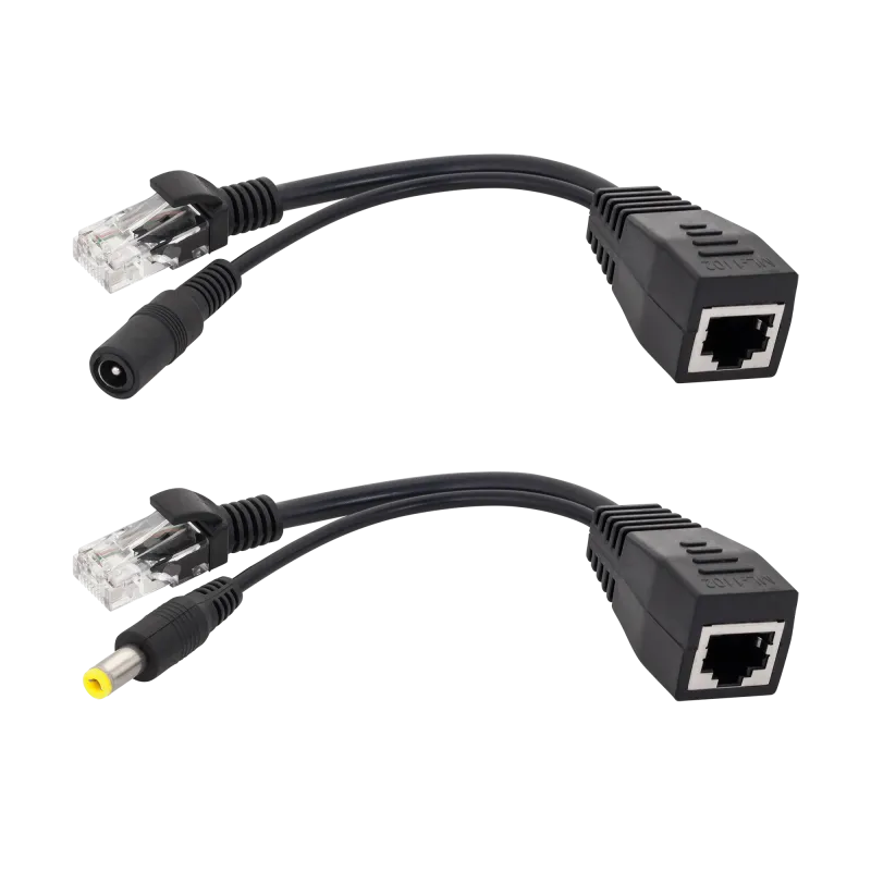 Adaptor PoE- zasilanie przez LAN dla AP, ROUTER czarny E4653