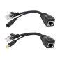 Adaptor PoE- zasilanie przez LAN dla AP, ROUTER czarny E4653