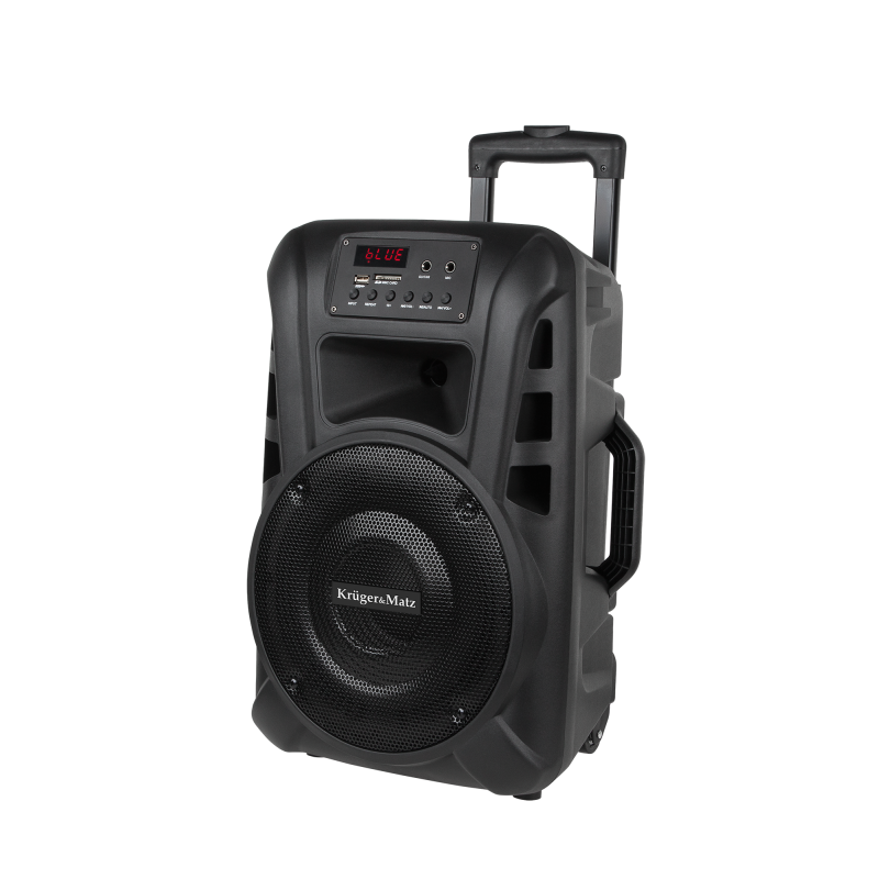 Aktywna kolumna głośnikowa (z 2 mikrofonami bezprzewodowymi UHF, SD, Bluetooth, FM, USB) 20 Watt