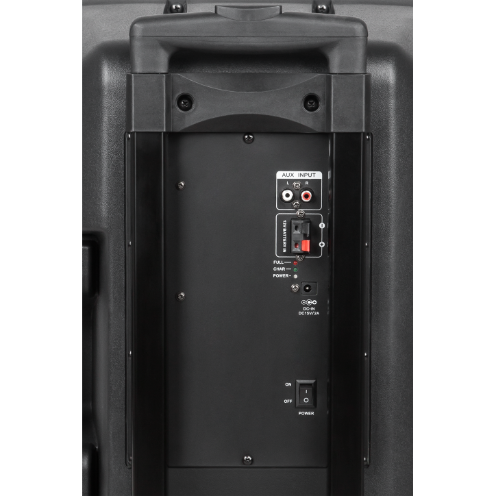 Aktywna kolumna głośnikowa (z 2 mikrofonami bezprzewodowymi UHF, SD, Bluetooth, FM, USB) 40 Watt Aktywna kolumna głośnikowa (z 2 mikrofonami bezprzewodowymi UHF, SD, Bluetooth, FM, USB) 40 Watt