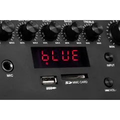 Aktywna kolumna głośnikowa (z 2 mikrofonami bezprzewodowymi UHF, SD, Bluetooth, FM, USB) 40 Watt