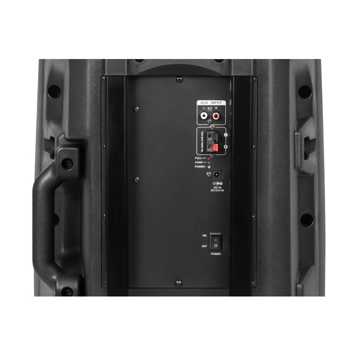 Aktywna kolumna głośnikowa (z 2 mikrofonami bezprzewodowymi UHF, SD, Bluetooth, FM, USB) 40 Watt Aktywna kolumna głośnikowa (z 2 mikrofonami bezprzewodowymi UHF, SD, Bluetooth, FM, USB) 40 Watt