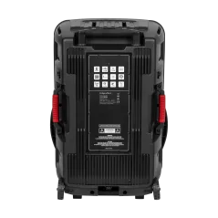 Aktywna kolumna głośnikowa (z 2 mikrofonami bezprzewodowymi UHF, SD, Bluetooth, FM, USB, LED) 60 Watt