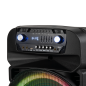 Aktywna kolumna głośnikowa (z 2 mikrofonami bezprzewodowymi UHF, SD, Bluetooth, FM, USB, LED) 60 Watt Aktywna kolumna głośnikowa (z 2 mikrofonami bezprzewodowymi UHF, SD, Bluetooth, FM, USB, LED) 60 Watt