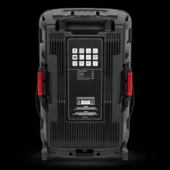 Aktywna kolumna głośnikowa (z 2 mikrofonami bezprzewodowymi UHF, SD, Bluetooth, FM, USB, LED) 60 Watt