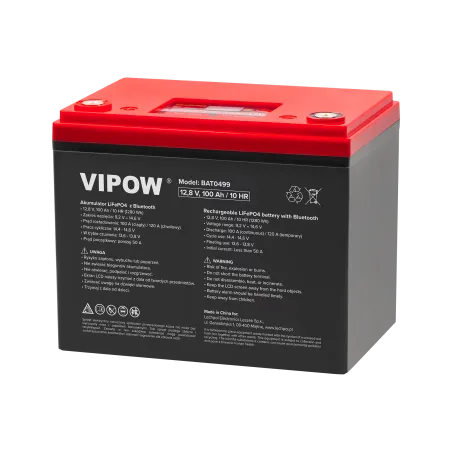 Akumulator LiFePO4 100Ah BMS Bluetooth.