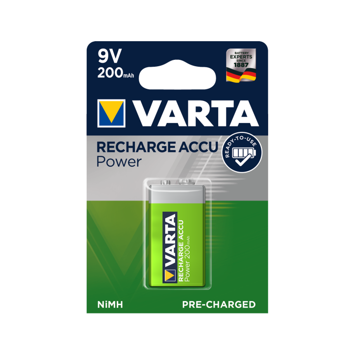 Akumulator Varta 9V 200mAh Akumulator Varta 9V 200mAh