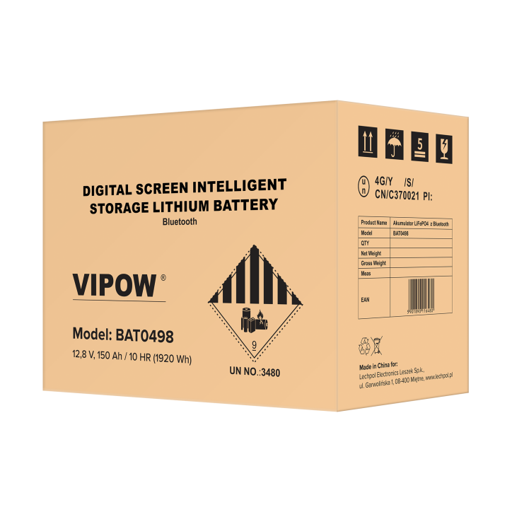 Akumulator żelowy LiFePO4 bluetooth 150Ah Akumulator żelowy LiFePO4 bluetooth 150Ah