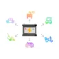 Akumulator żelowy VIPOW 4V 4,9Ah Akumulator żelowy VIPOW 4V 4,9Ah