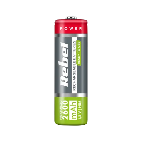 Akumulatorki REBEL HR6 2600 mAh Ni-MH 2szt/bl