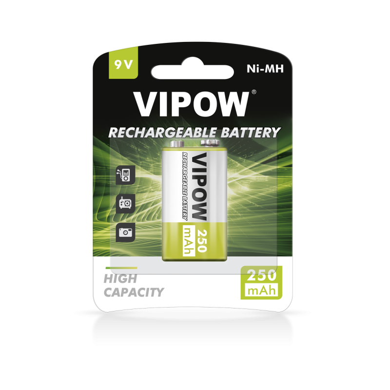 Akumulatorki VIPOW HF9 250 mAh Ni-MH 1sz/bl